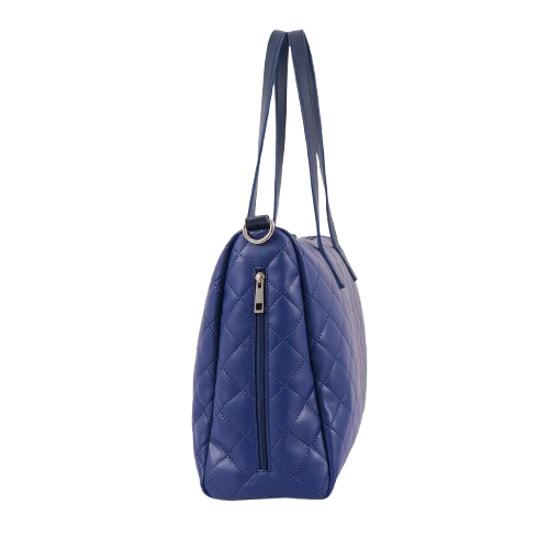 Catchy Blue Quilted Women bag