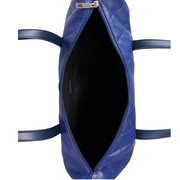 Catchy Blue Quilted Women bag